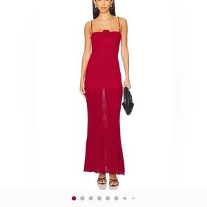 Loves & Friends Red Aster Evening Gown
